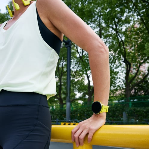 SUUNTO RUN Lime (силикон)