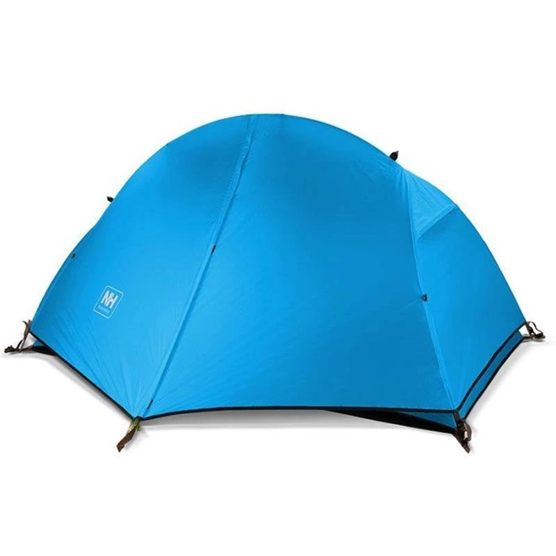 Палатка сверхлегкая с футпринтом Naturehike Cycling 1 NH18A095-D 210T одноместная, голубая